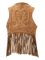 WOMEN'S LEATHER SPRING VEST (1)