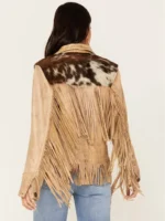 STS Ranchwear Women's Cowhide Frontier Fringe Jacket