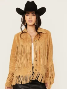 STS Ranchwear by Carroll Women's Suede Fringe Elsa Jacket