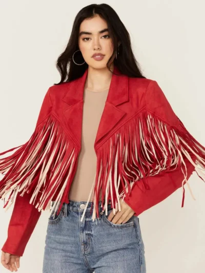Saints & Hearts Women's Fringe Jacket