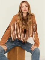 Saints & Hearts Women's Fringe Jacket