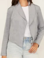Shyanne Women's Faux Suede Fringe Jacket