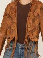 Vocal Women's Suede Tassel Jacket