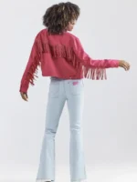 Wrangler® X Barbie™ Women's Fringe Wrancher Jacket