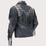 Bones And Braids Fringed Leather Jacket