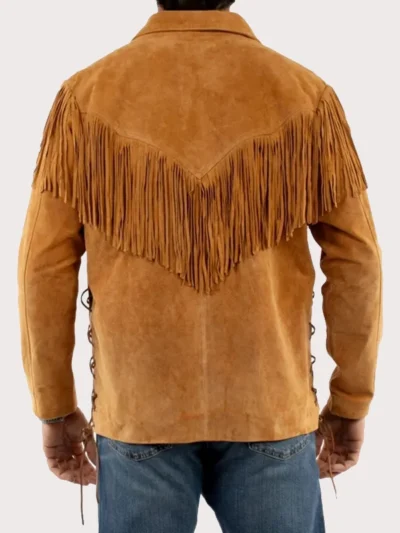 Scully Men's Fringe Leather Western Jacket